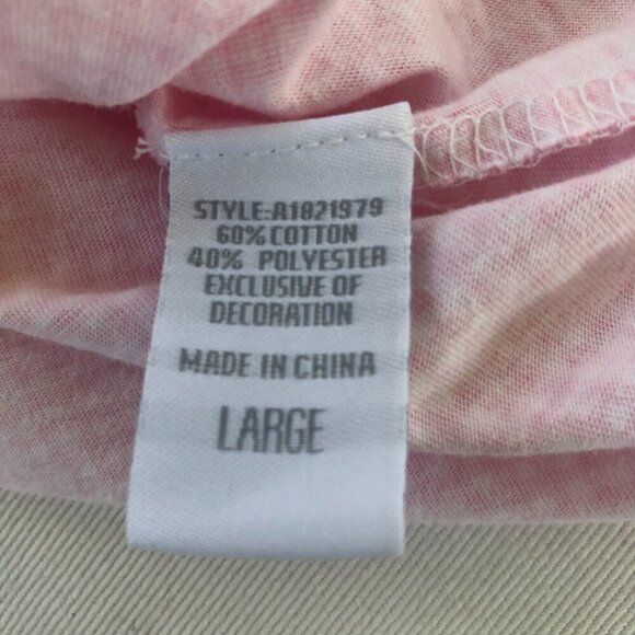 Aria Short Nightgown Pink Gingham Lace Large Cotton Blend Cottagecore - Picture 10 of 10
